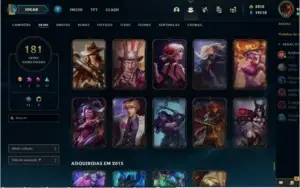 PLAT IV BR W/ 181 SKINS 3.2KRP Account created in 2013