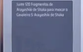 Conta Saint Seiya awakening (A130)
