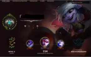 Conta LoL Unranked