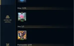 conta lol lvl 30, jinx chibi tft, drops arcane
