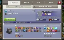 Conta Clash of Clans cv 9