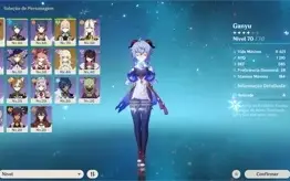 🔴CONTA NA AR 38 ⭐Ganyu, Jean + vários personagens 4⭐🔴