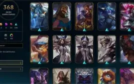 CONTA MAIN MESTRE 300+PDL 360+ SKINS TODOS OS EMOJIS