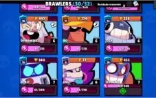 Conta de Brawl Stars com Shelly Estelar