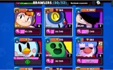 Conta de Brawl Stars com Shelly Estelar