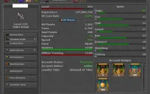 Elder Druid 229 - ML 85 CONTA COM 268 Loyalty Points