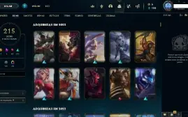 Conta Lol Platina 2 | 215 Skins | Quase Full Champion