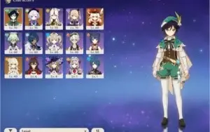 GENSHIN IMPACT AR43 VENTI, QIQI, KLEE SKYWARD ATLAS