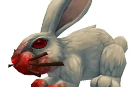 Mascote Coelho de Negraluna World of Warcraft  Darkmoon Rabb