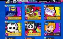 Conta Brawl com muitas skin