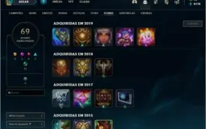 CONTA DE LOL PLATINA 4 PROMOÇÃO!!!