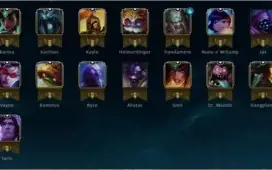 Conta Ouro V Lvl 97 + 43 Champ e 16 Skins