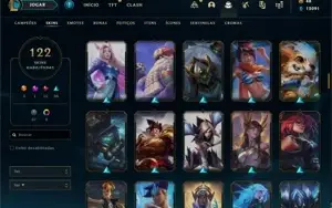 CONTA DE LOL LVL 278 - 122 SKINS