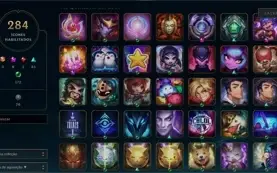 Conta LOL 274 Skins, 130Emotes , 284 Ícones e Nível 331