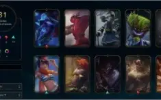 Conta - League of Legends 81 skins