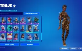 conta fortnite com varias skins
