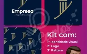 Logomarca de Advocacia Kit Completo Promocional!