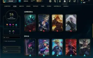 Bronze 1 com 60 Champs e 26 Skins + 2 Fragmentos