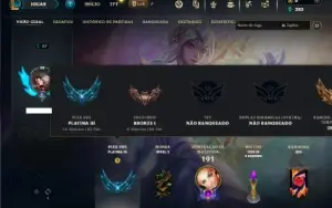 Bronze 1 com 60 Champs e 26 Skins + 2 Fragmentos
