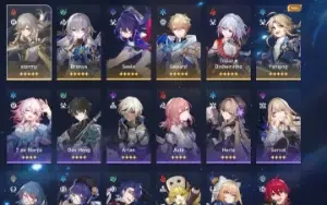 Star Rail Topaz E5 + Seele + Bronya + Yanqing + Gepard E1