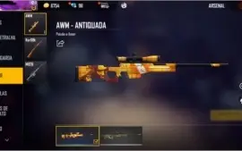 Continha Free Fire full skins