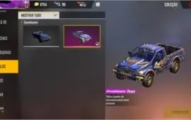 Continha Free Fire full skins