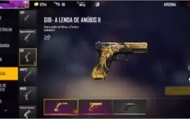 Continha Free Fire full skins