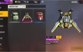 Continha Free Fire full skins