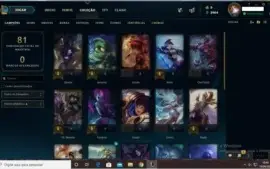 CONTA UNRANKED 23 CHAMPZ 3 SKINS!
