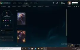 CONTA UNRANKED 23 CHAMPZ 3 SKINS!