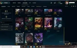 CONTA UNRANKED 23 CHAMPZ 3 SKINS!