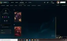 CONTA UNRANKED 23 CHAMPZ 3 SKINS!