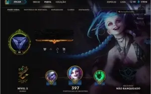 Conta de League Of Legends Unranked Full Champs LVL 30