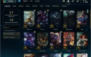 Conta ouro 4 com 2 skins e 26 champs