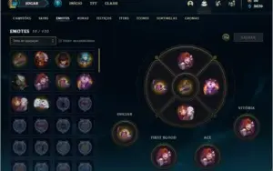 Conta ouro 4 com 2 skins e 26 champs