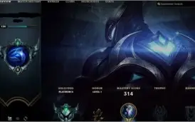 Conta LoL Platina 2 114 skins 3 vitoriosas