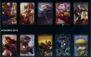 Conta LoL Platina 2 114 skins 3 vitoriosas
