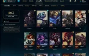 Conta league of legends - skins ultimate e lendárias