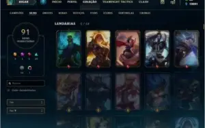 Conta league of legends - skins ultimate e lendárias