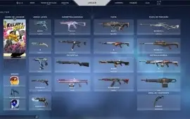 Conta ascendente 1 com skins