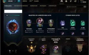Conta ouro 4 com 135 champs e 69 skins + 380K de Yasuo