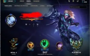 Conta League of Legends Platina 2