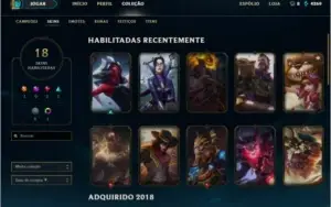Conta League of Legends Platina 2