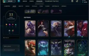 Conta de GOLD - muitas skins raras