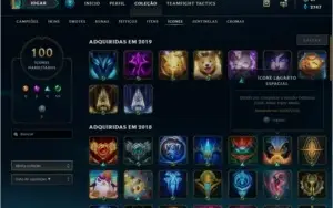 Conta de GOLD - muitas skins raras
