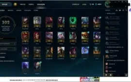Conta Ex platina MMR alto, borda platina, 70 skins+
