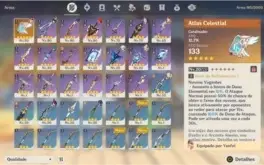 AR48 - Zhongli + Diluc + Venti + Atlas + Arma Passe e outros