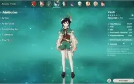 AR48 - Zhongli + Diluc + Venti + Atlas + Arma Passe e outros