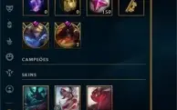 Conta League of Legends, diamante 4, nível 60. +info na desc