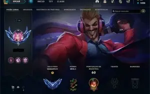 Conta League of Legends, diamante 4, nível 60. +info na desc